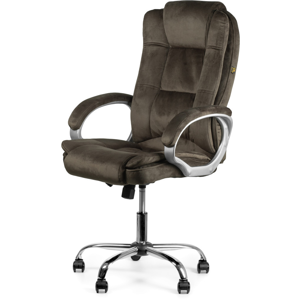 Офісне крісло Barsky Soft Microfiber Brown Soft-02 (Soft-02) - зображення 7