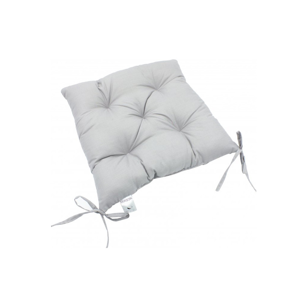 Подушка на стілець MirSon Ranforce Elite 16-5703 Light Gray 50x50 см (2200006276050) - зображення 1