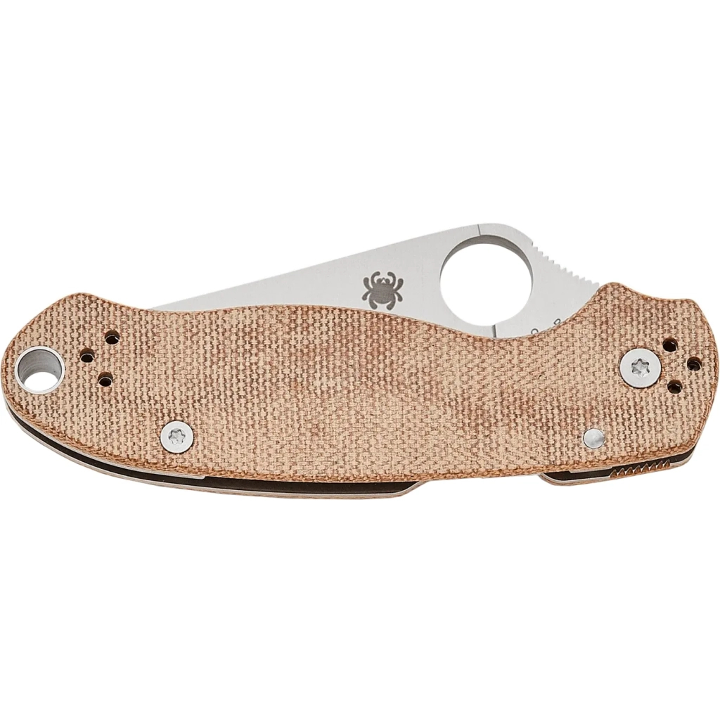 Ніж Spyderco Para 3 CPM Cru-Wear Micarta Brown (C223MPCW) - зображення 3