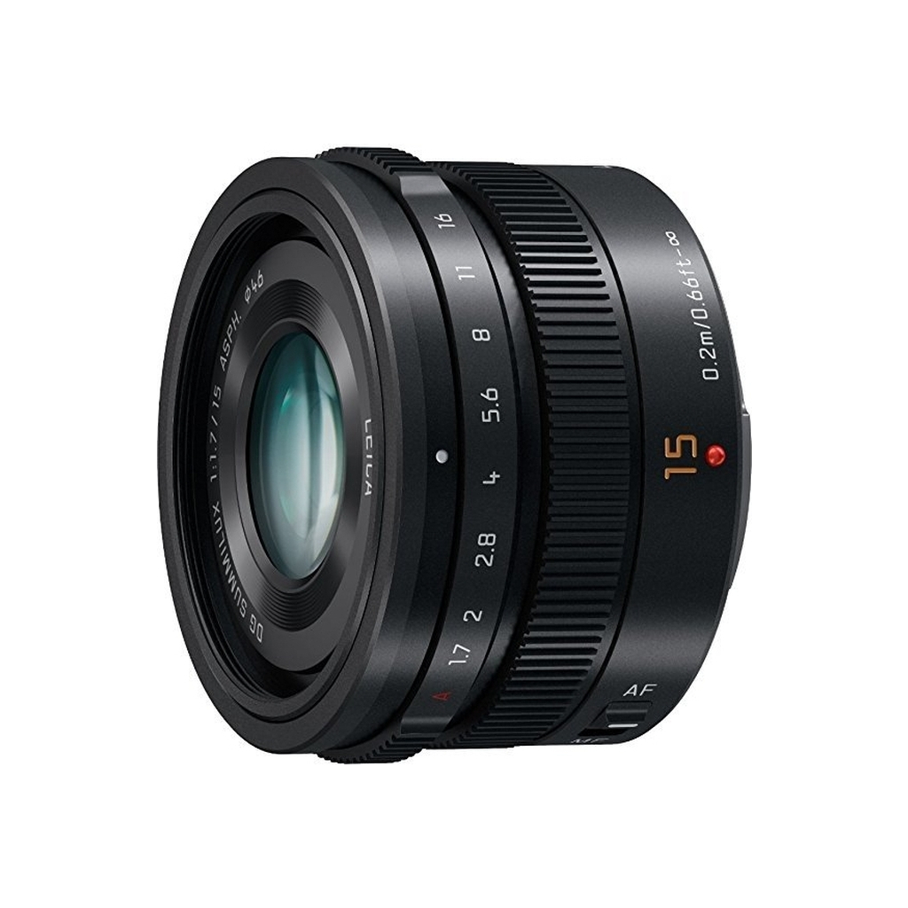 Об'єктив Panasonic Micro 4/3 Lens 15mm f/1.7 ASPH Black (H-X015E9) - зображення 1