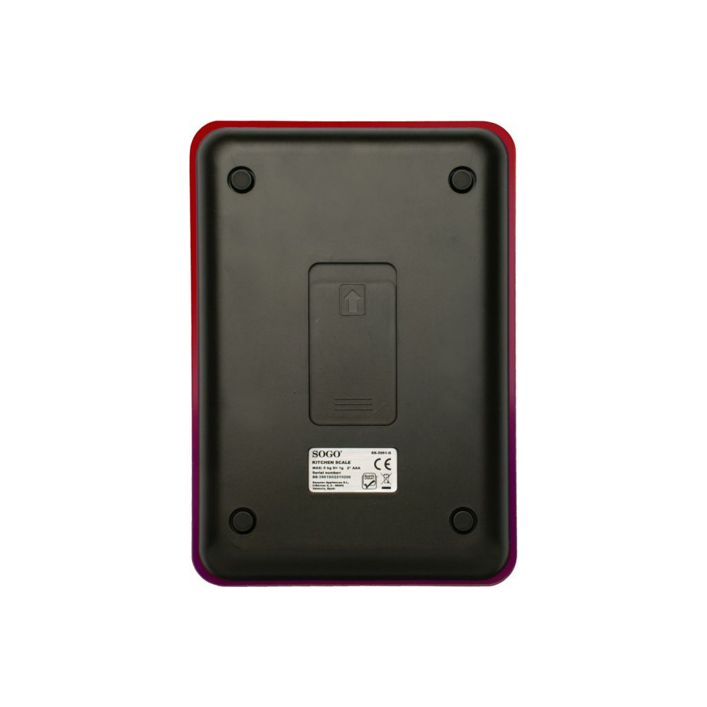 Ваги кухонні SOGO BAC-SS-3961-R - зображення 4