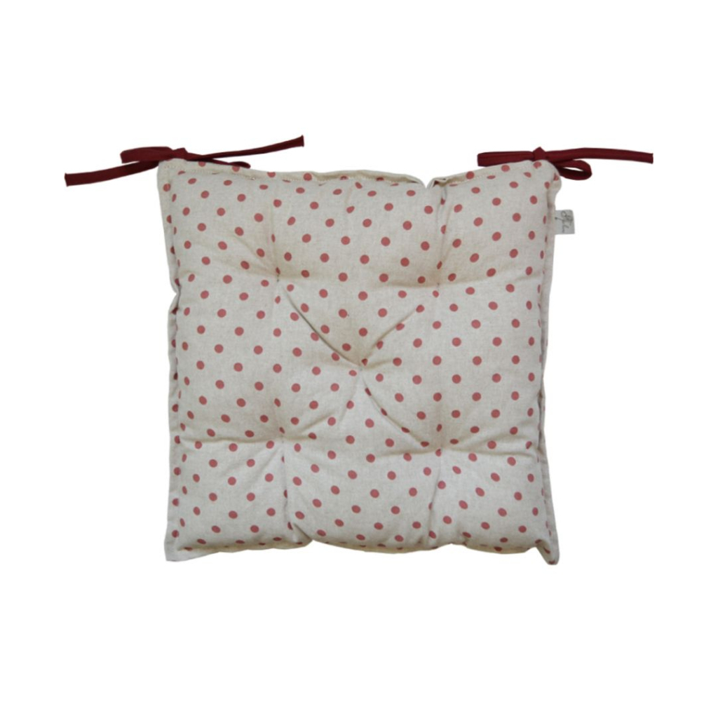 Подушка на стілець Прованс Глорiя Горох 40х40 (4823093420144) - зображення 1