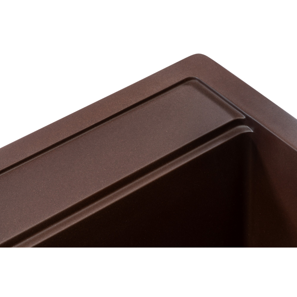 Мийка кухонна GRANADO ARTES marron з сифоном (gr3606) - зображення 3