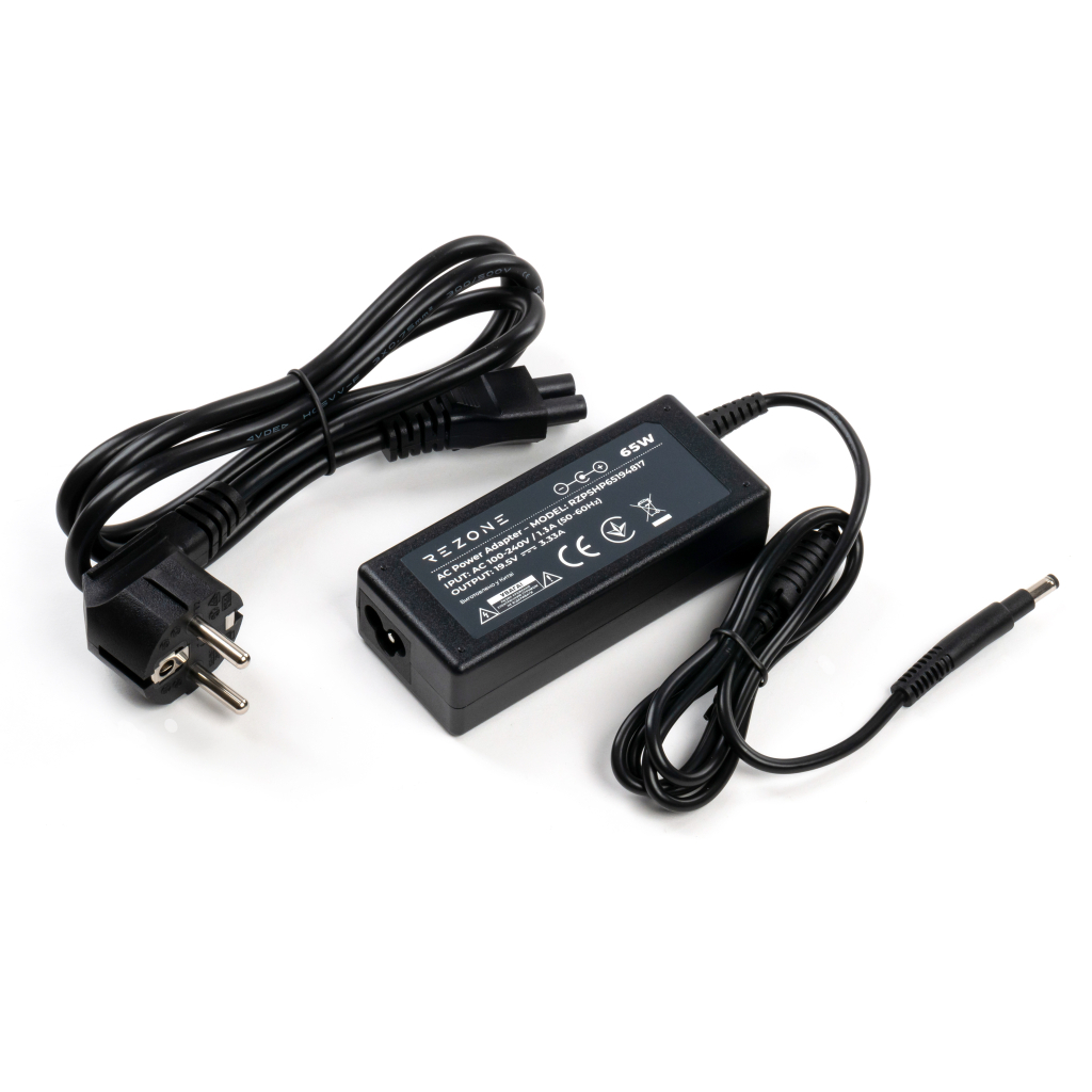 Блок живлення до ноутбуку Rezone HP 65W 19.5V 3.33А 4.8*1.7 long (RZPSHP65194817) - зображення 2