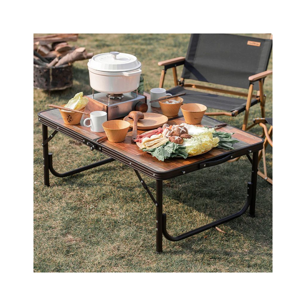 Туристичний стіл Naturehike L MDF Outdoor Folding Dark Wood (6927595771426) - зображення 2