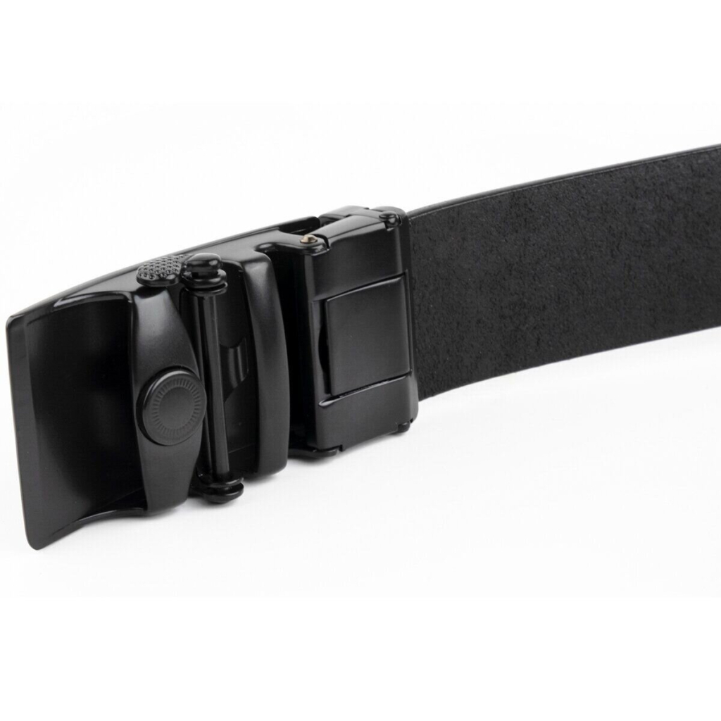 Ремінь Vintage Чоловічий із затемненою пряжкою Чорний (20302) - зображення 6