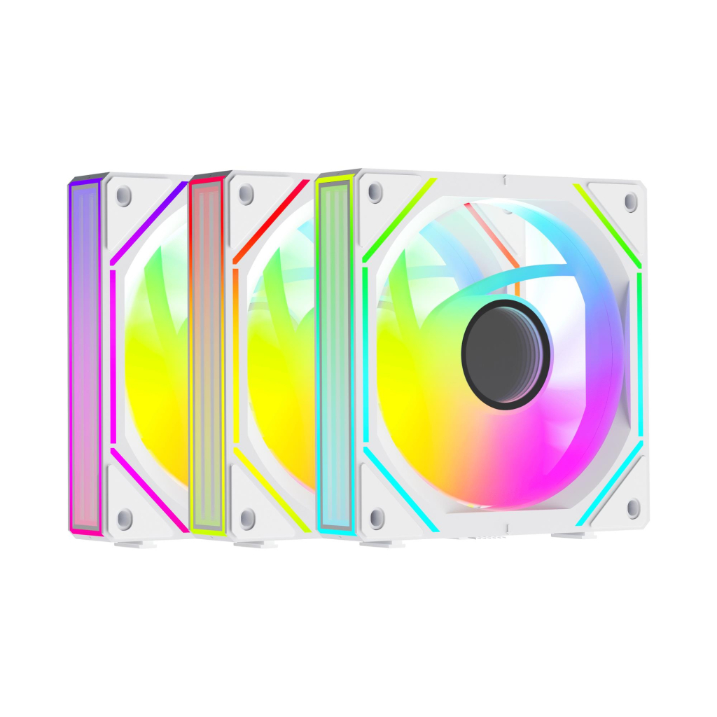 Кулер до корпусу OCYPUS GAMMA F12 UNI WH ARG (GAMMA-F12-WH3AM00U-GL) - зображення 1