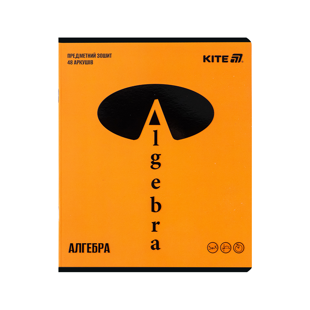 Зошит Kite предметний Bright 48 аркуші, клітинка, алгебра (K25-240-13) - зображення 1