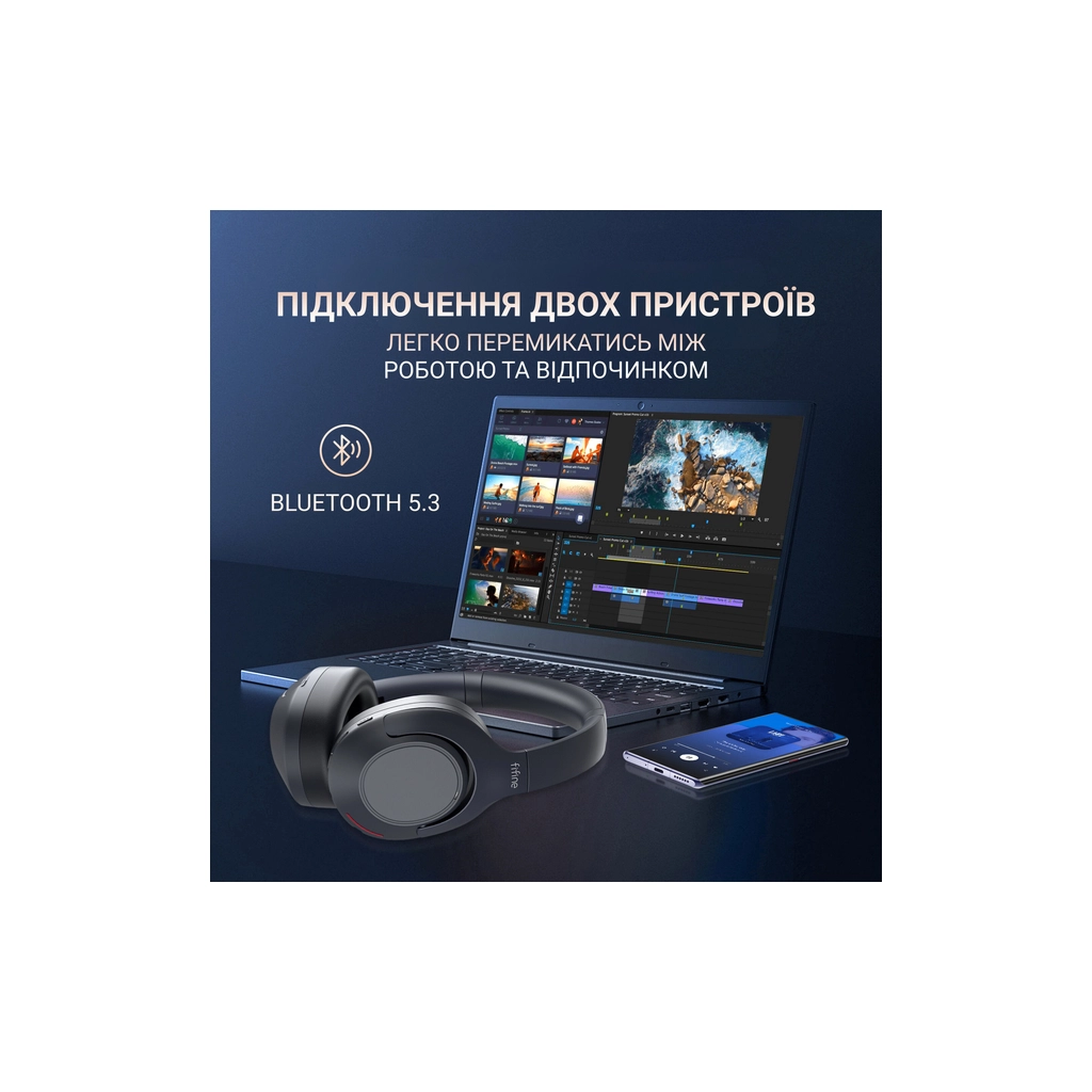 Навушники Fifine X3 Wireless Black (X3) - зображення 11