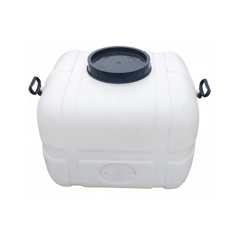 Ємність для води Пласт Бак квадратна харчова 100 л прямокутна біла видувна (6279) - зображення 1