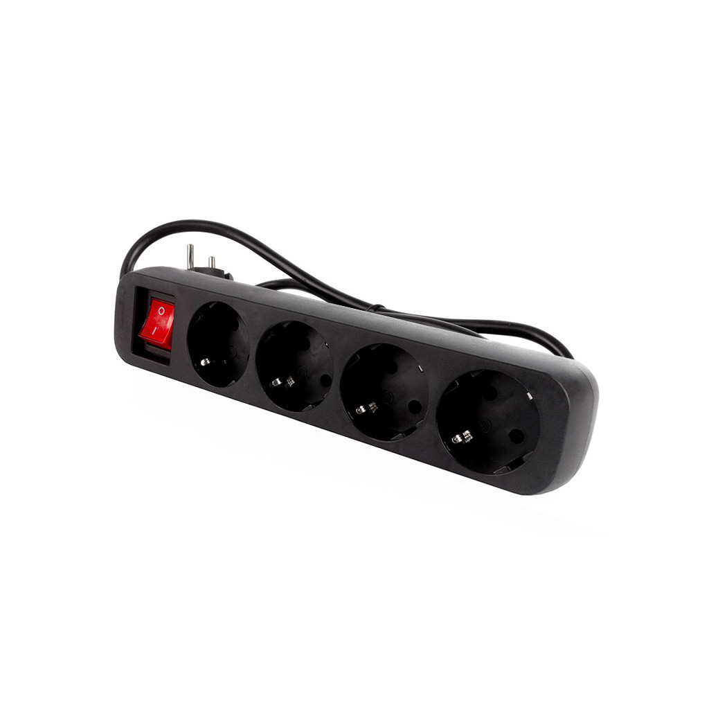 Мережевий фільтр живлення ColorWay CW-PSEA42BK /2M black (CW-PSEA42BK) - зображення 3