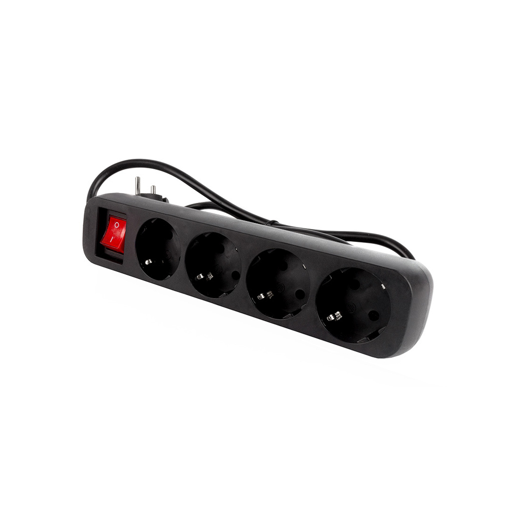 Мережевий фільтр живлення ColorWay CW-PSEA42BK /2M black (CW-PSEA42BK) - зображення 3