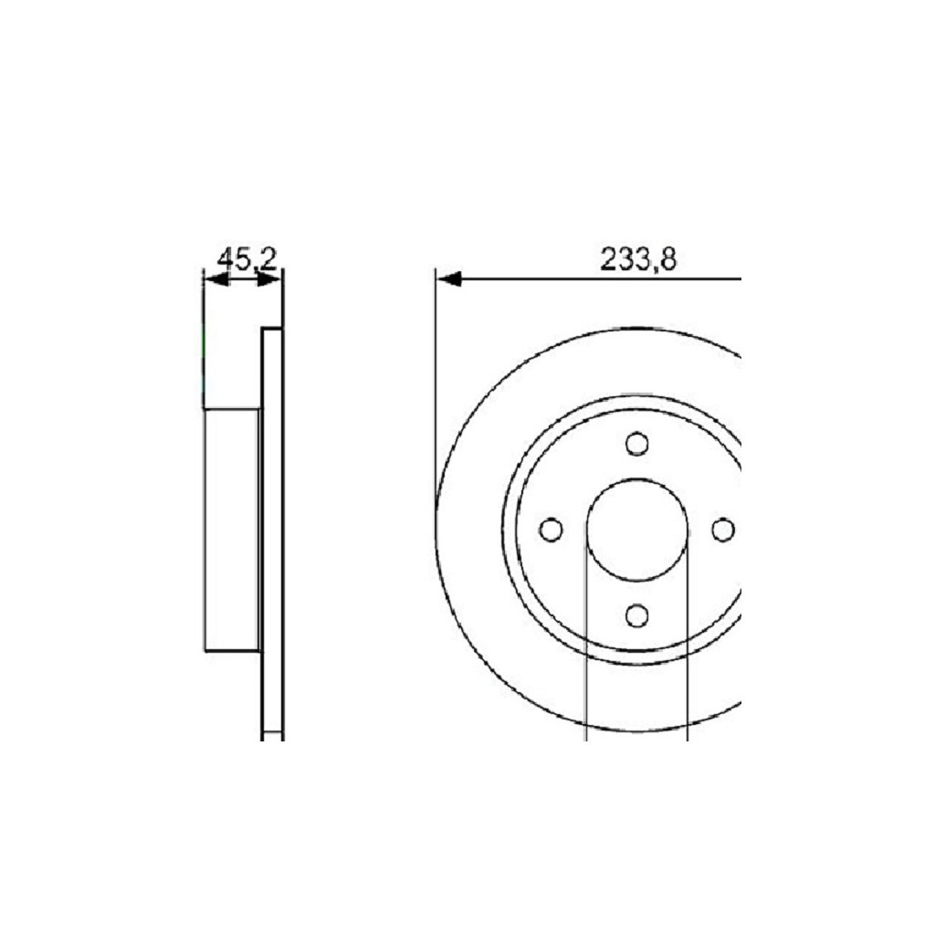 Гальмівний диск Bosch 0 986 479 852 - зображення 3