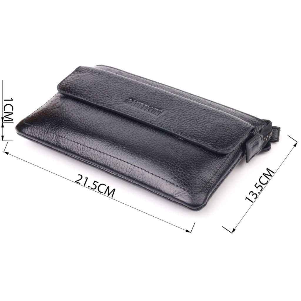 Сумка Canpellini З натуральної шкіри Чорна (21546) - зображення 3