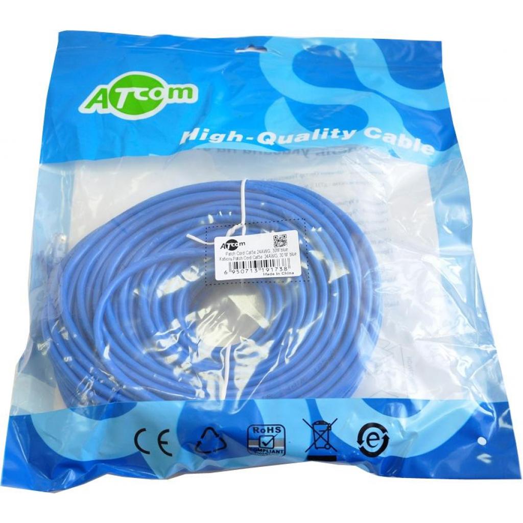 Патч-корд Atcom 30м RJ-45 CCA (9173) - зображення 1