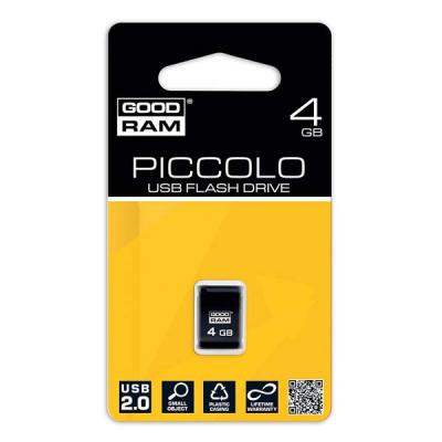 USB флеш накопичувач Goodram 4GB PICCOLO USB 2.0 (PD4GH2GRPIKR10) - зображення 3