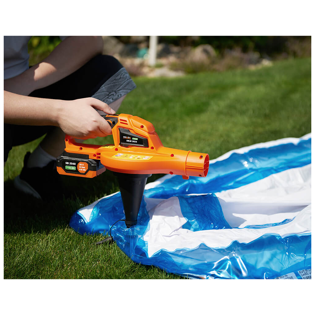 Повітродувка SEQUOIA 20V, 4Ah, 245 куб. м/год, 241 км/год, 13500 об/хв (SBLB2024-EV) - зображення 8