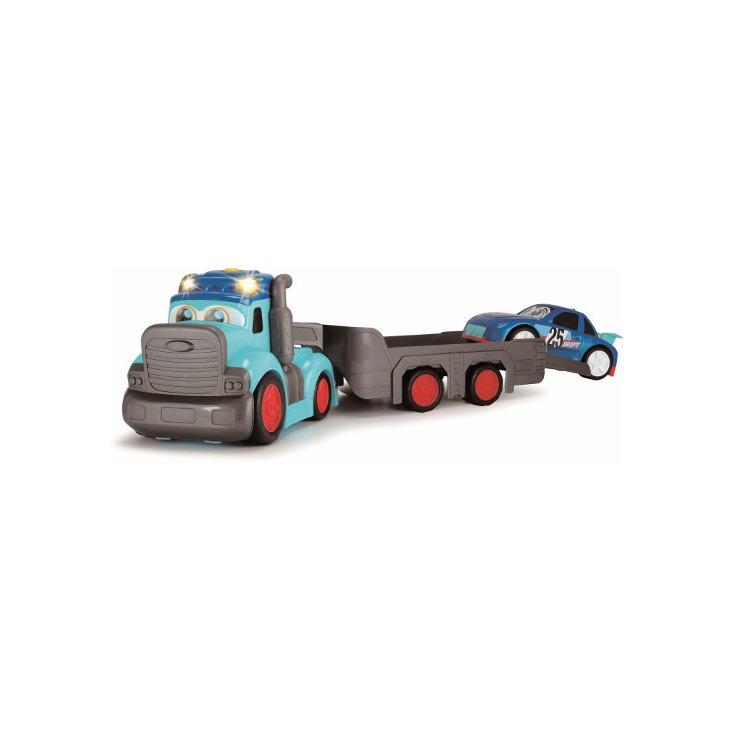 Спецтехніка Dickie Toys Вантажівка АВС "Тедді" зі звук. та світл. ефектами, з причепом та машинкою, 60 см (4119002) - зображення 3