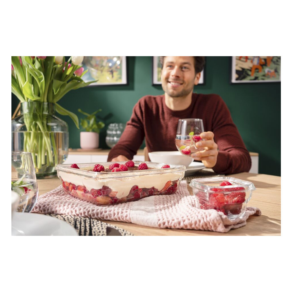 Харчовий контейнер Tefal Masterseal Glass Red 2 л (N1041110) - зображення 12