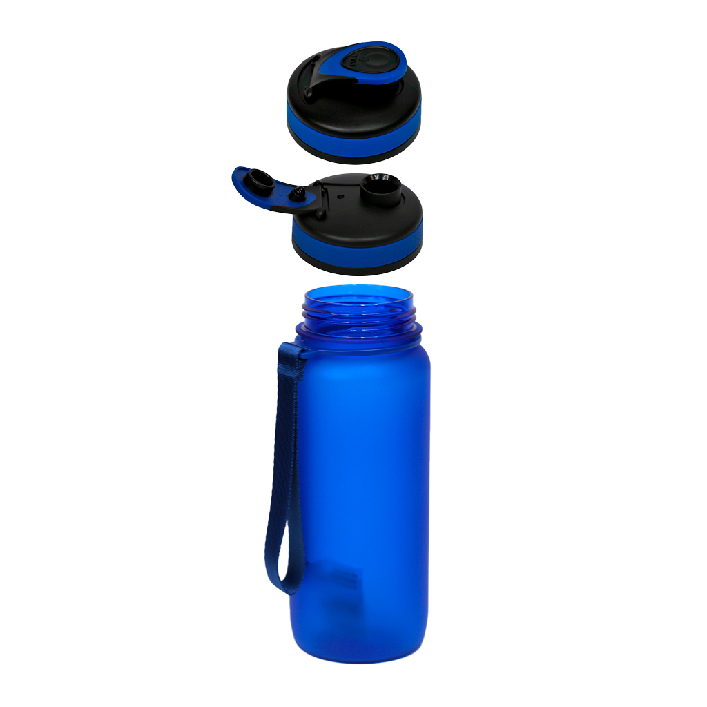 Пляшка для води Line Art Flores 650 мл синій (60014218LA-03) - зображення 4