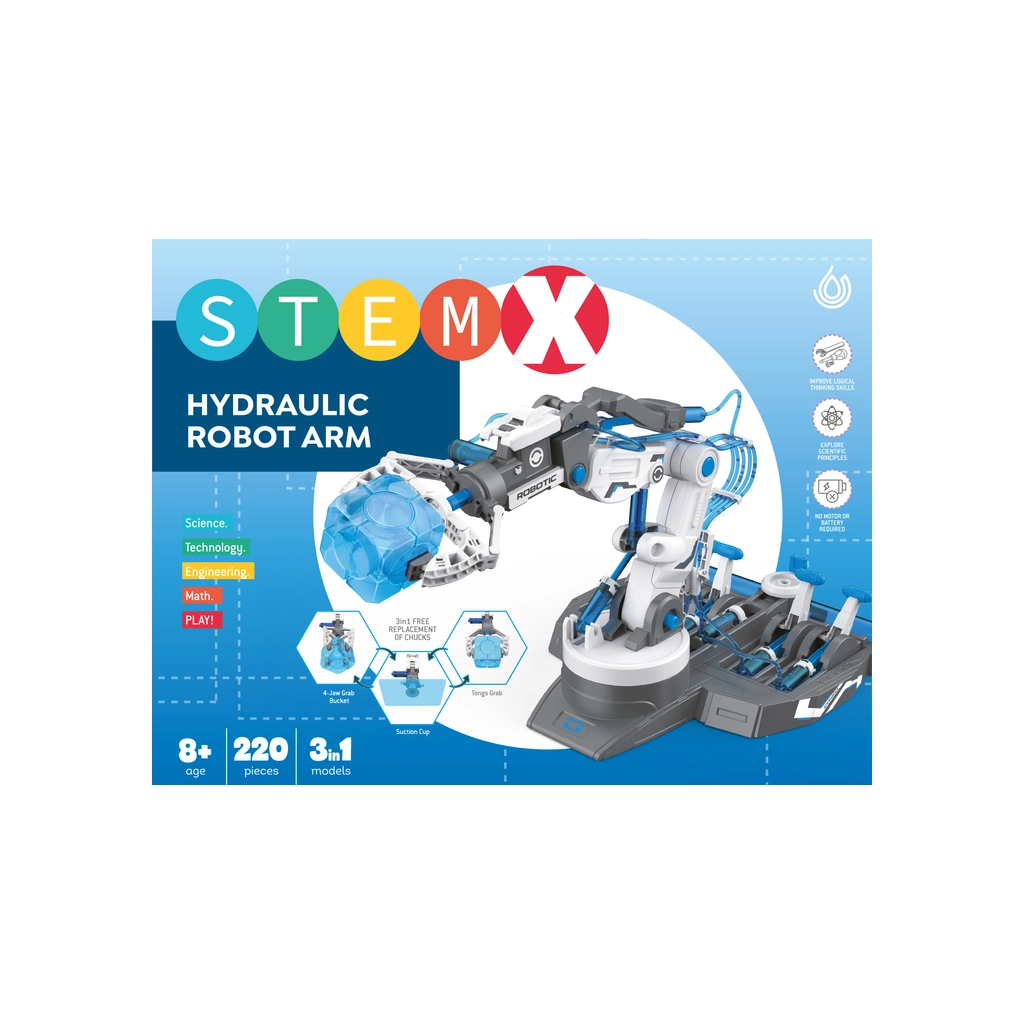 Конструктор Stem 3 в 1 Гідравлічна рука робота 220 деталей (3858894671588) - зображення 3