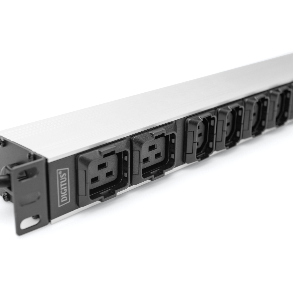 Силовий блок 19" 1U w/PDU 8xC13, 2xC19, 16A, 250V, вилка C20 Digitus (DN-95427) - picture 9