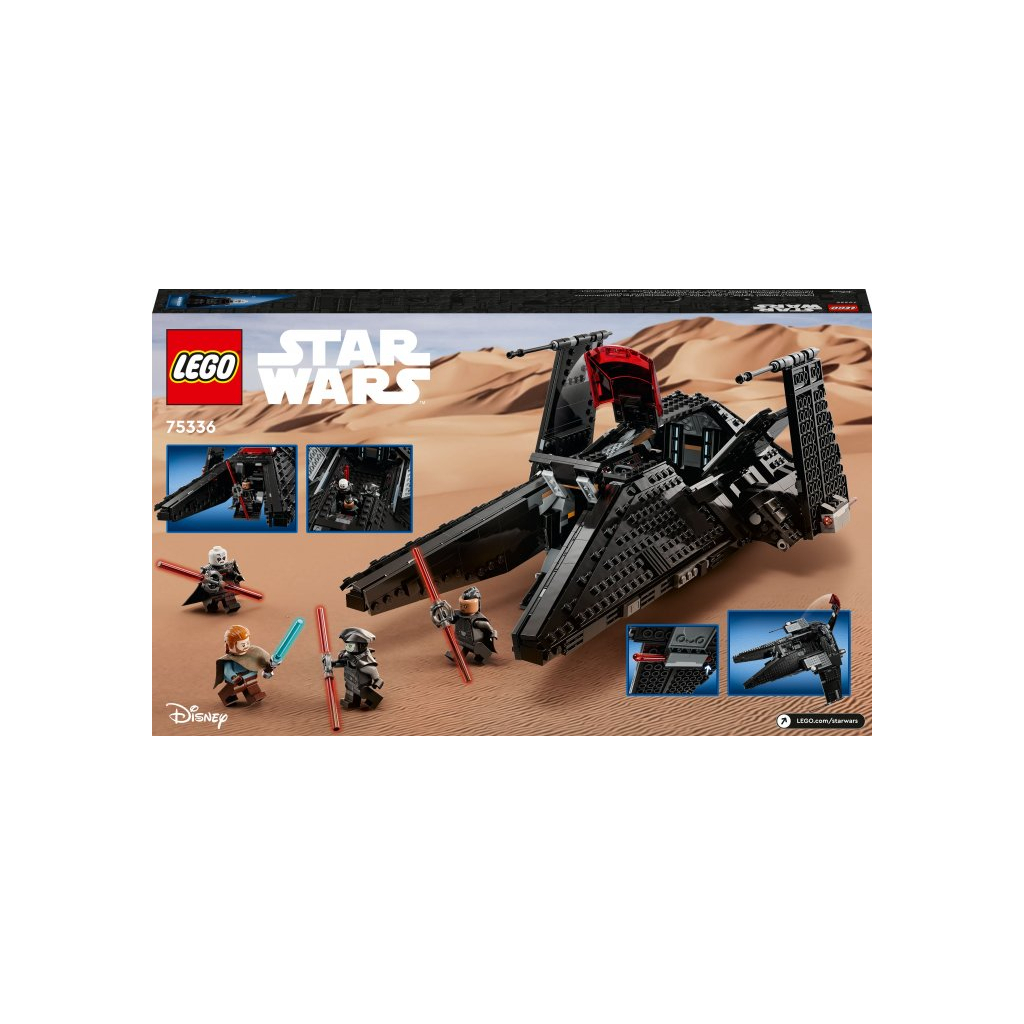 Конструктор LEGO Star Wars Транспортний корабель інквізиторів "Коса" 924 деталі (75336) - зображення 10