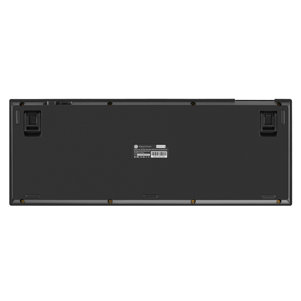 Клавіатура Keychron V5 Max Gateron Jupiter Banana Knob Hot-Swap QMK Wireless/Bluetooth/USB-А UA Black (V5M-D4-UA) - зображення 4
