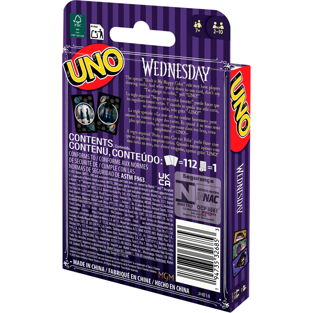 Настільна гра UNO Wednesday (JHB18) - зображення 4