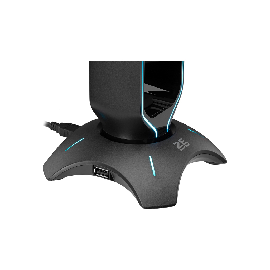 Підставка для гарнітури 2E Gaming GST310 RGB USB Black (2E-GST310UB) - зображення 3