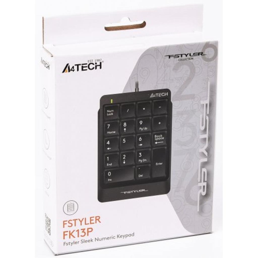 Клавіатура A4Tech FK13P Black (4711421951210) - зображення 5
