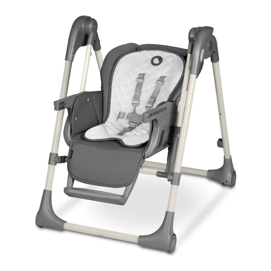 Стілець для годування Lionelo 2 в 1 Laurice Grey Stone з функцією гойдалки (LO-LAURICE GREY STONE) - зображення 7