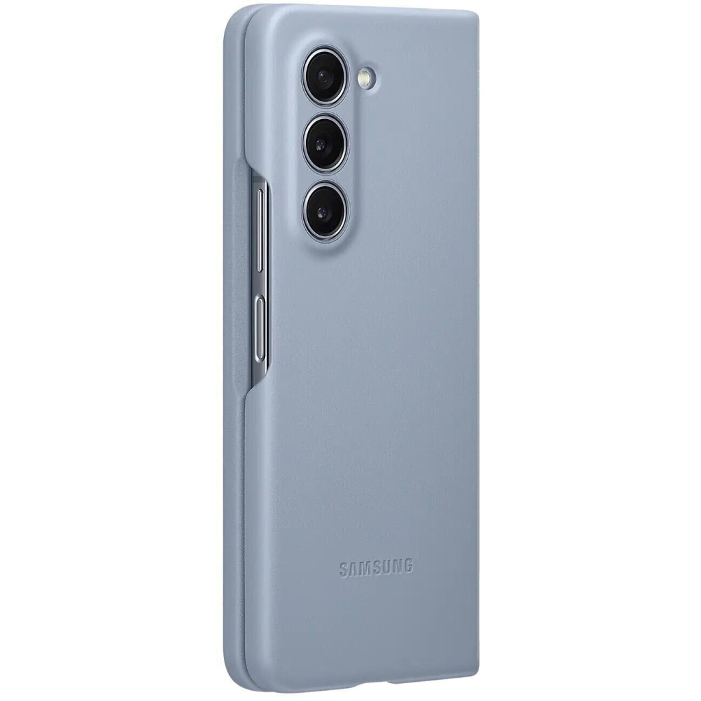 Чохол до мобільного телефона Samsung Fold 5 Eco-leather Case Blue (EF-VF946PLEGUA) - зображення 3