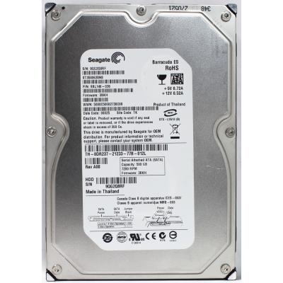 Жорсткий диск 3.5"  500GB Seagate (# ST3500630NS #) - зображення 1