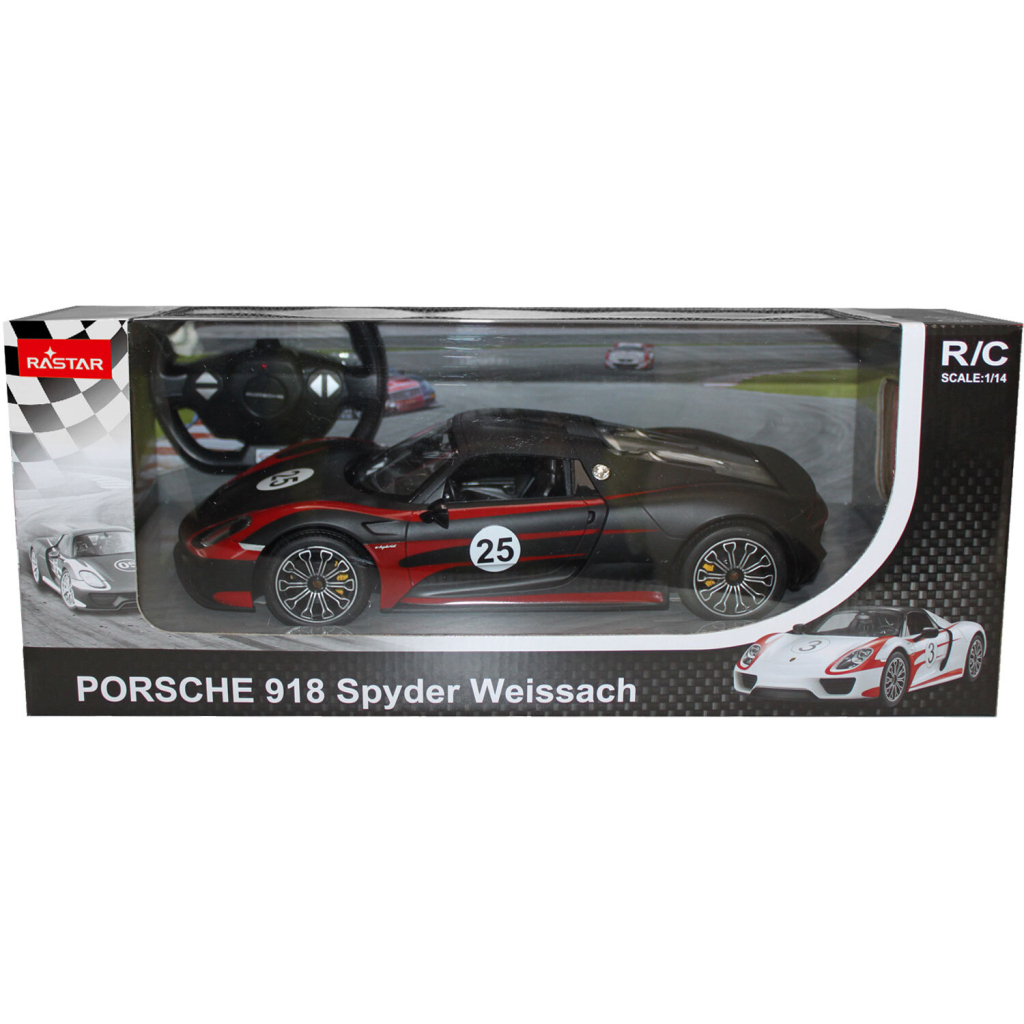 Радіокерована іграшка Rastar Porsche 918 Spyder 1:14 чорний (70770 black) - зображення 5