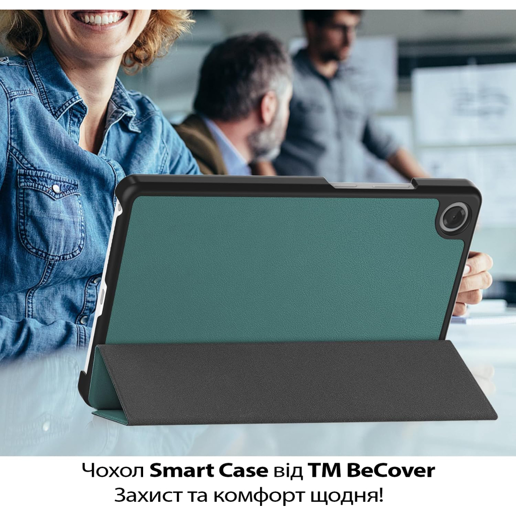 Чохол до планшета BeCover Smart Case Lenovo Tab One / Tab K9 8.7" 2025 (TB305XU/FU) Dark Green (713746) - зображення 5