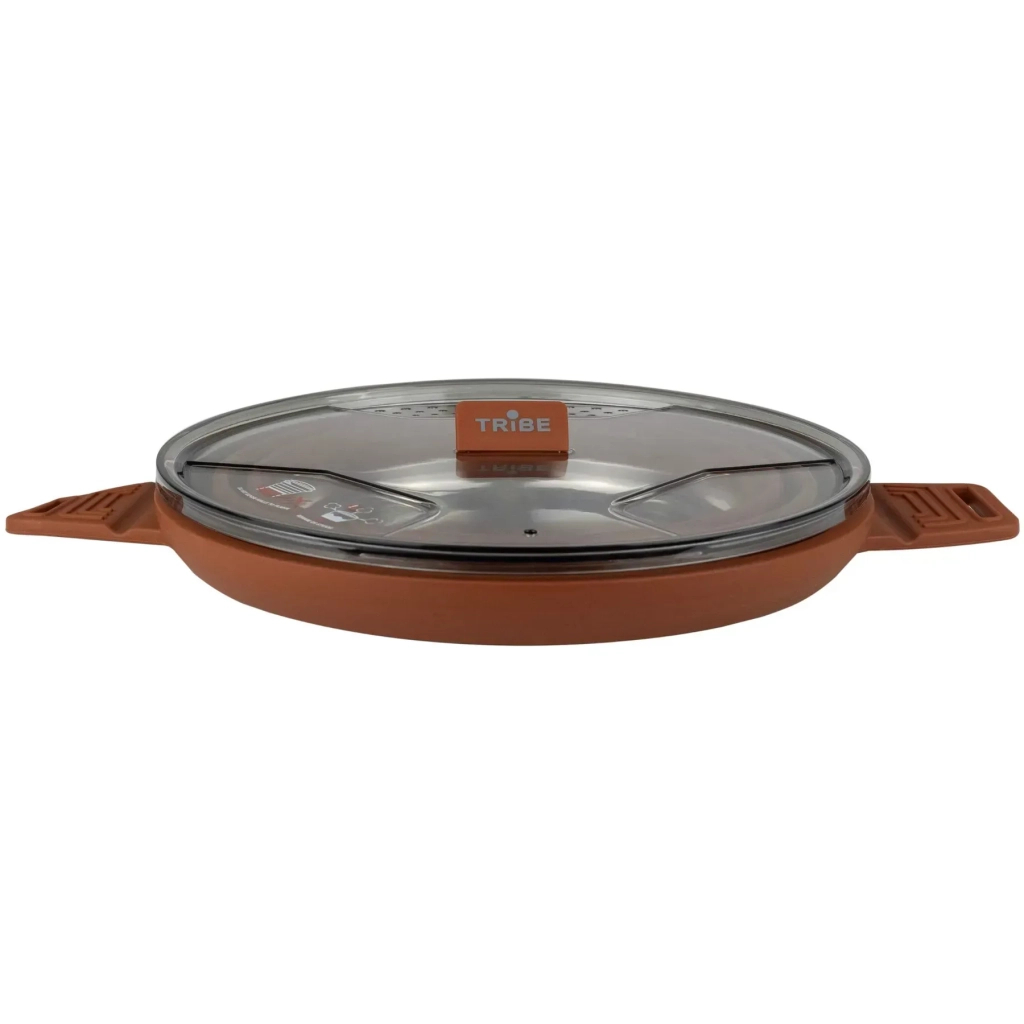 Котел туристичний Tribe Collapsible Pot 2,5 л силіконовий brown (T-FF-0025-brown) - зображення 3