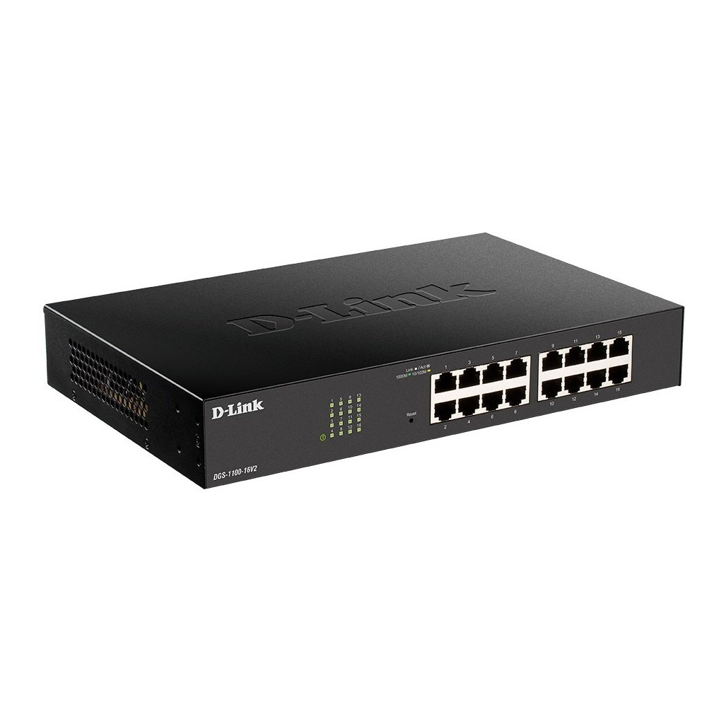 Комутатор мережевий D-Link DGS-1100-16V2/E - зображення 2