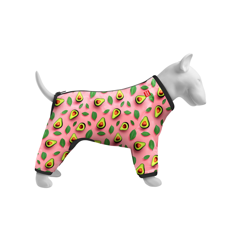 Вітровка для тварин WAUDOG Clothes Авокадо на рожевому L 50 (395-4051) - зображення 3