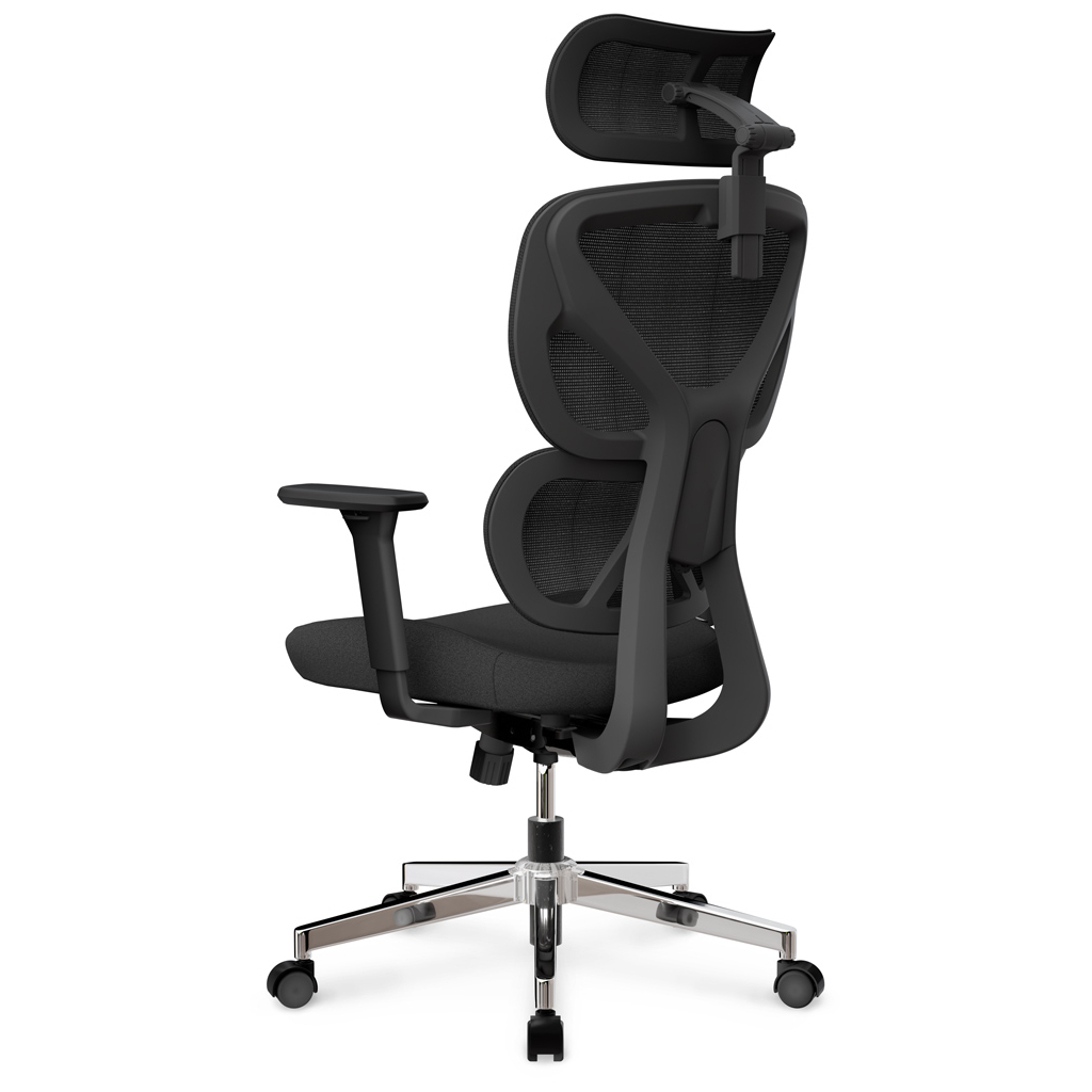 Офісне крісло Mealux D1 Air Fabric Black (HF-D1 F/B) - зображення 8