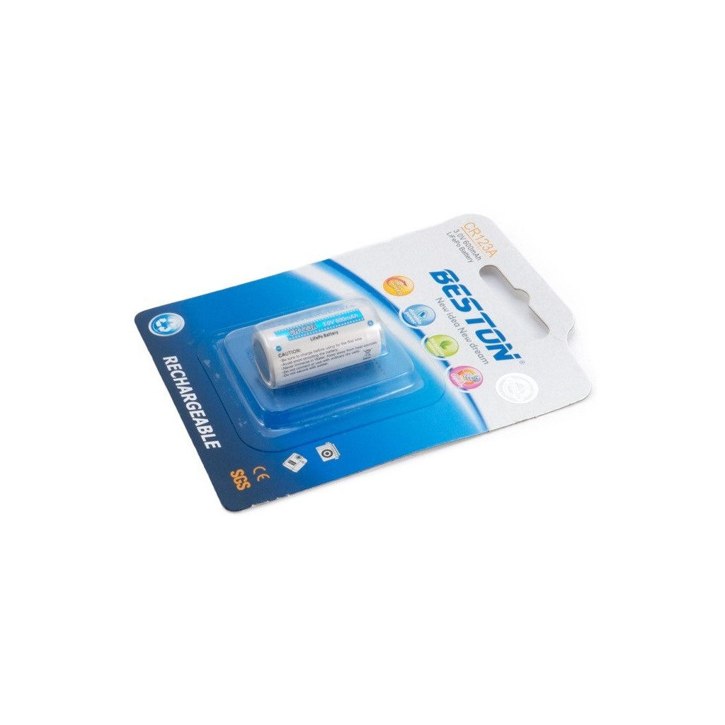 Акумулятор Beston CR123A (16340) 600mAh Lithium (AAB1844) - зображення 3