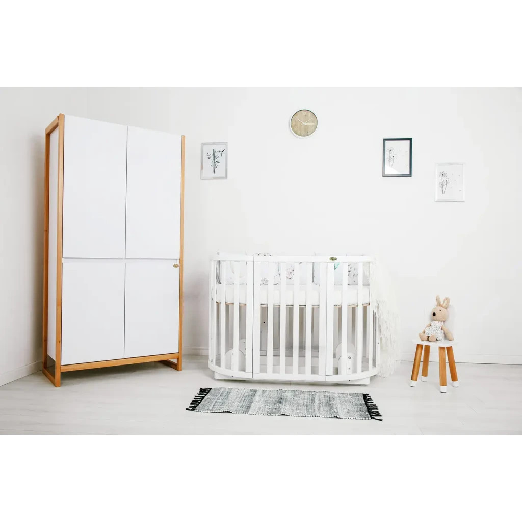 Ліжечко Angelo трансформер 7-в-1 (білий) (11025) - зображення 7