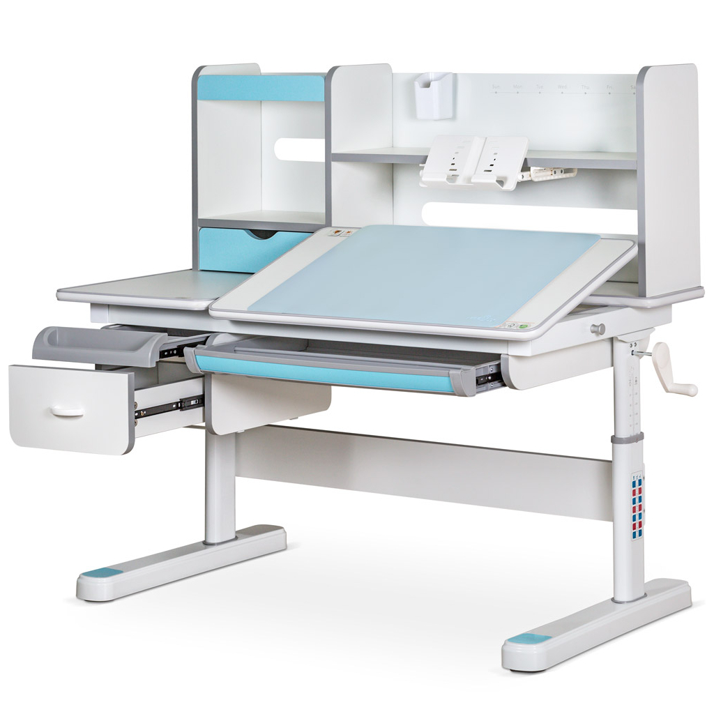 Парта Mealux Florida Multicolor Blue (Evo-52 WG + BL Multicolor) - зображення 1