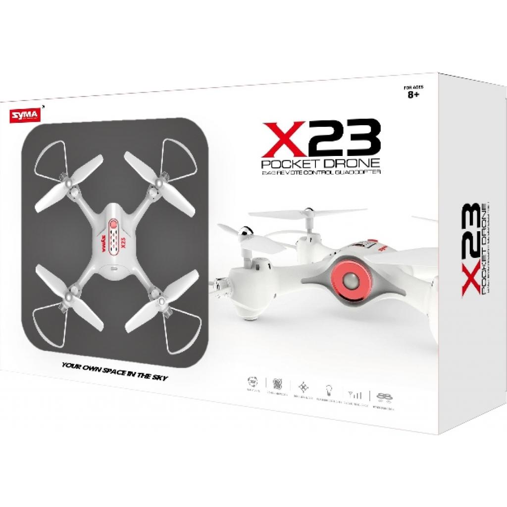 Радіокерована іграшка Syma Квадрокоптер 2.4 GHz 21 cм White (X23_White) - зображення 5