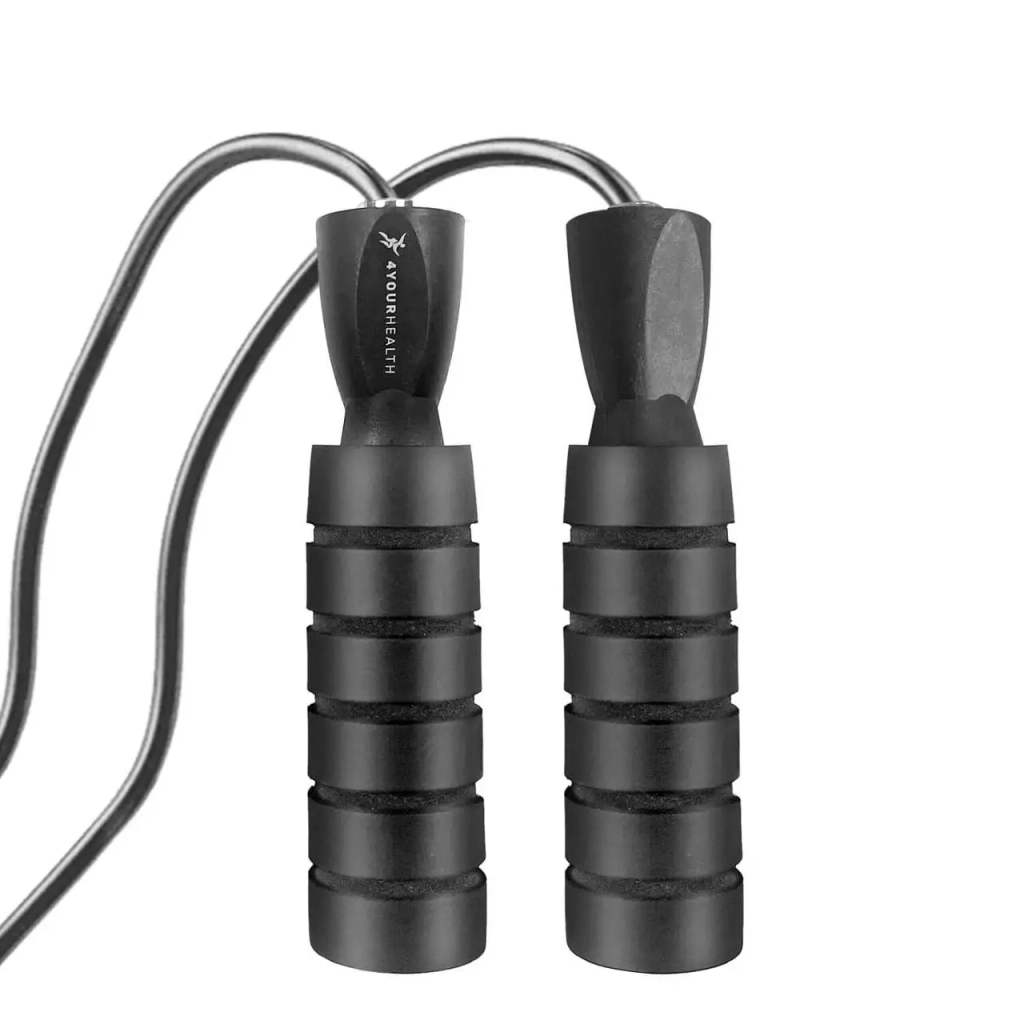 Скакалка 4yourhealth Premium Jump Rope 2488 швидкісна 2.5м Чорна (4YH_2488_Black) - зображення 8