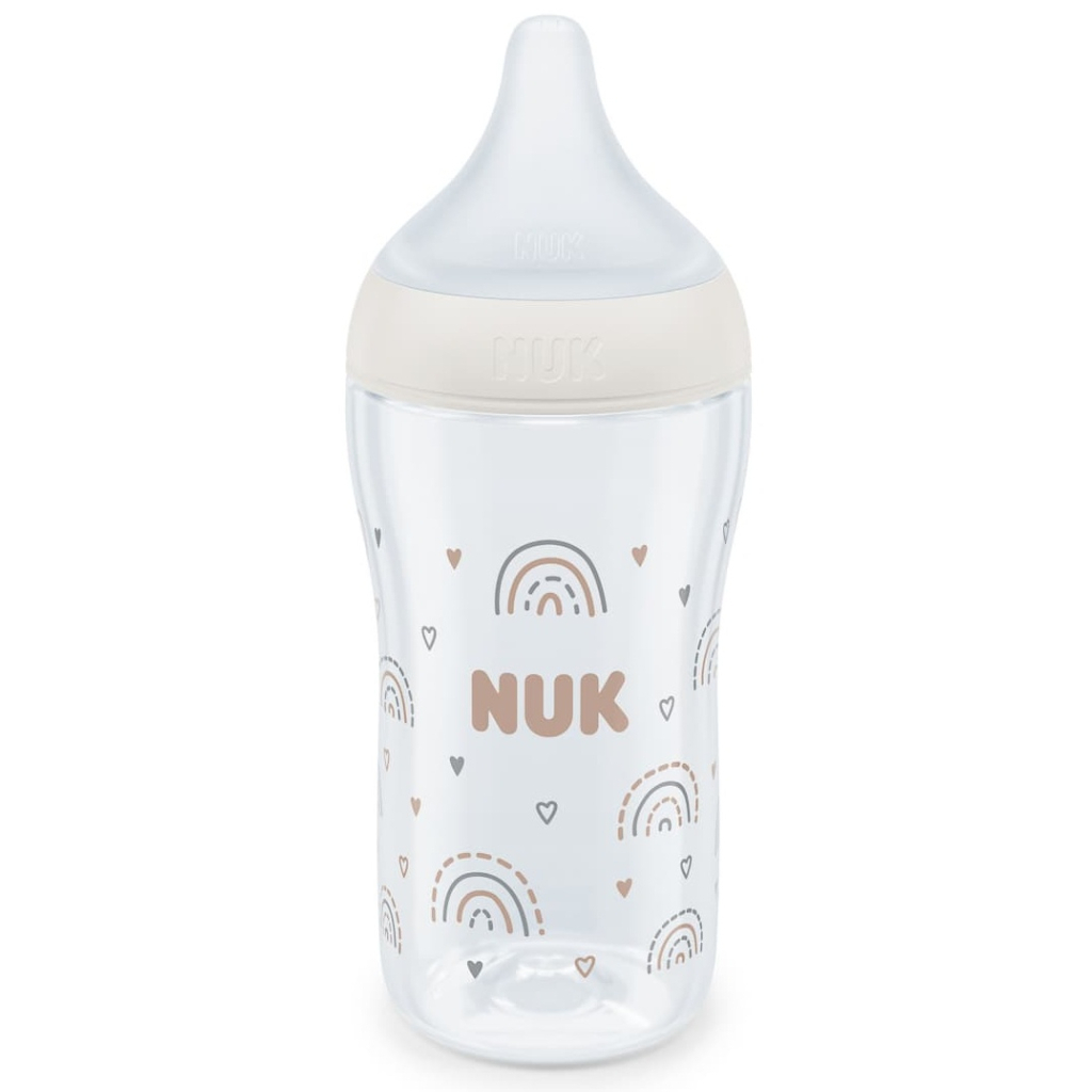 Пляшечка для годування Nuk Perfect Match М Веселка, скляна, 230 мл (3954141) - picture 2