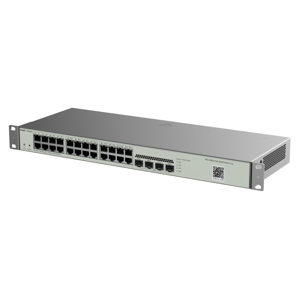 Комутатор мережевий Ruijie Networks RG-NBS3100-24GT4SFP-V2 - зображення 2
