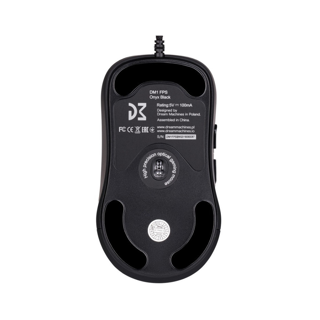 Мишка Dream Machines DM1 FPS USB Onyx Black (DM1FPS_BLACKGLOSSY) - зображення 6