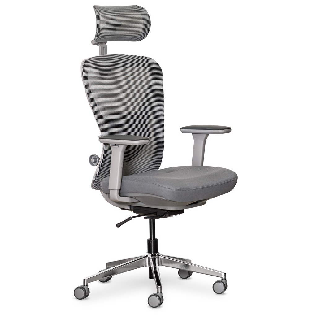 Офісне крісло Mealux Q1 Air Fabric Grey (HF-Q1 F/G) - зображення 1