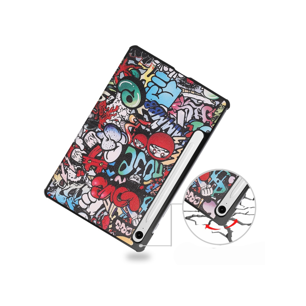 Чохол до планшета BeCover Smart Case Samsung Galaxy Tab S10 FE (SM-X520/SM-X526) 10.9" Graffiti (713285) - зображення 6